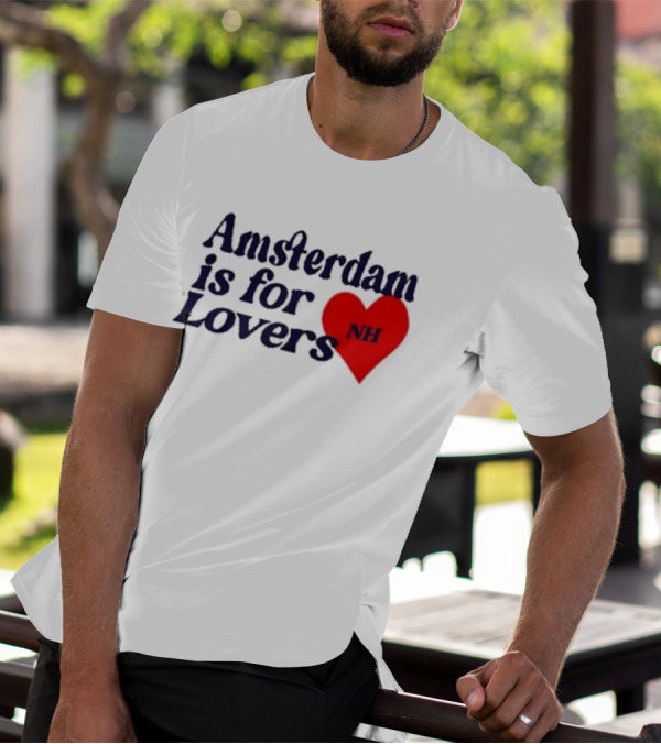 Amsterdam Is For Lovers NH Heart T-Shirt