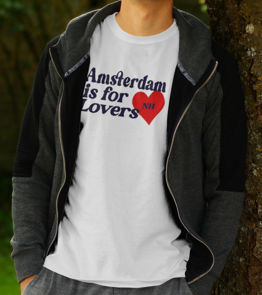 Amsterdam Is For Lovers NH Heart T-Shirt