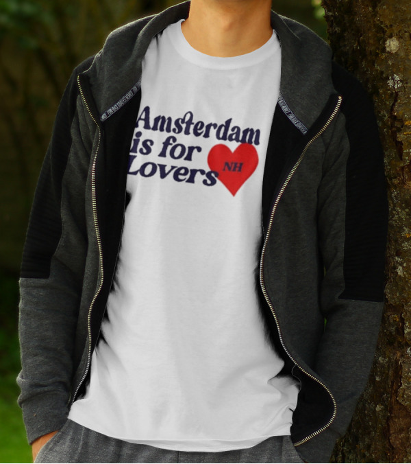 Amsterdam Is For Lovers NH Heart T-Shirt