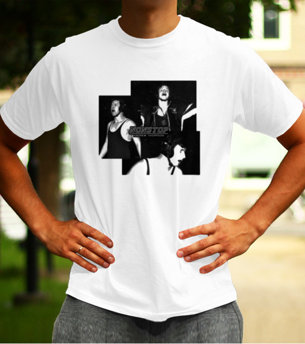 NONSTOP Andrew Thompson Black And White Collage T-Shirt