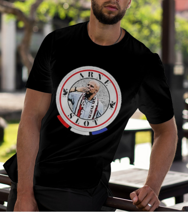 Arne Slot He’s Taken Over Power Iconic Circle Design With Soccer Fan T-Shirt