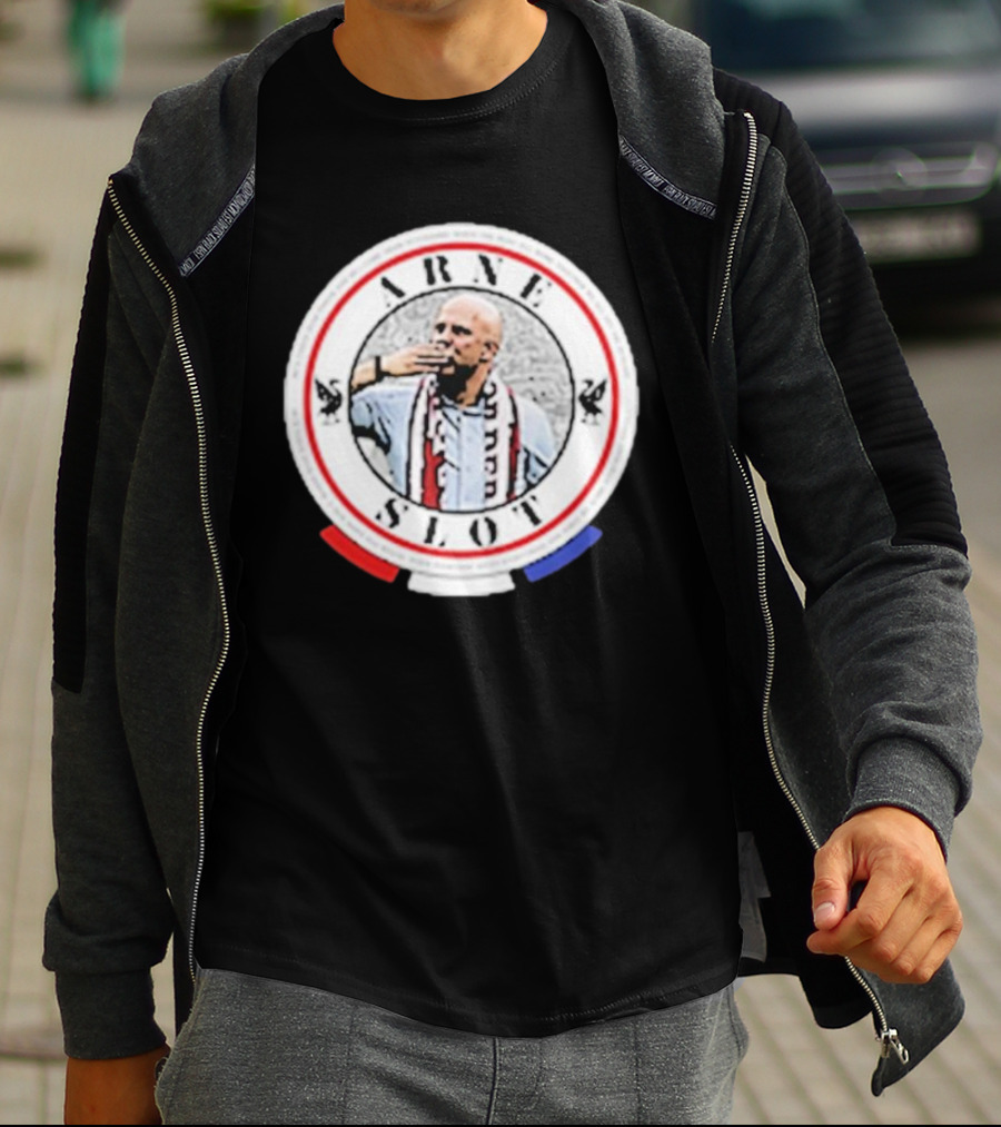 Arne Slot He’s Taken Over Power Iconic Circle Design With Soccer Fan T-Shirt