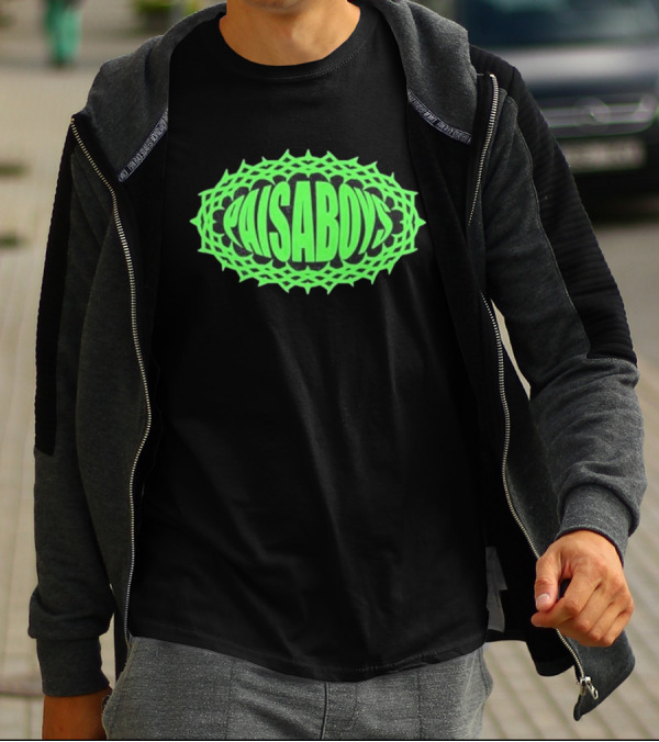 Paisaboys Imported Goods Hierro Green Mesh T-Shirt
