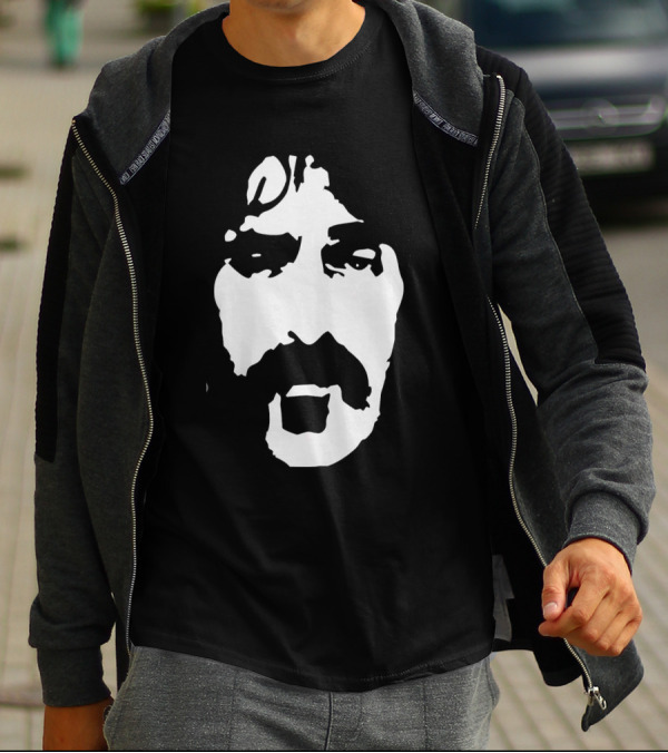 Scott Ritter Frank Zappa Monochrome Face T-Shirt