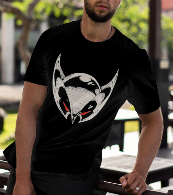 Gerard Way Shadowhawk Helmet Red Eyes T-Shirt