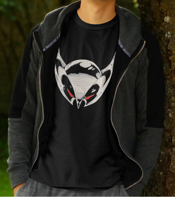 Gerard Way Shadowhawk Helmet Red Eyes T-Shirt