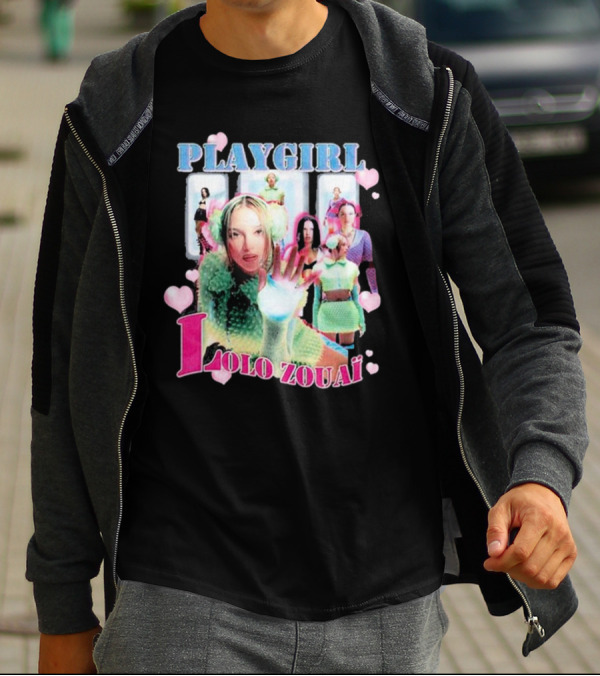 PLAYGIRL LOLO ZOUAÏ Retro Fashion Aesthetic With Feminine Icons T-Shirt