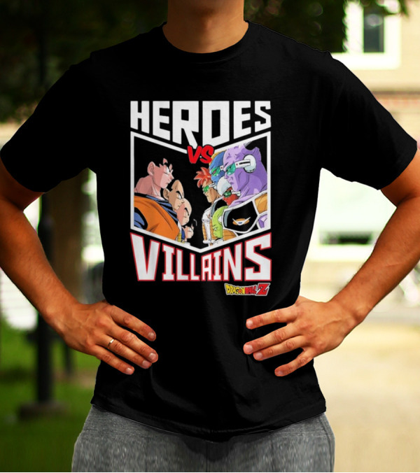 Heroes Vs. Villains DRAGON BALL Z Youth BIOWORLD T-Shirt