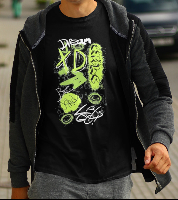 Dream XD Be Kind Let's Go Graffiti T-Shirt