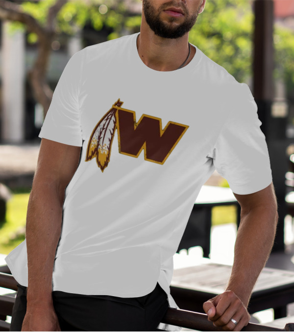 Washington Commanders Feather T-Shirt