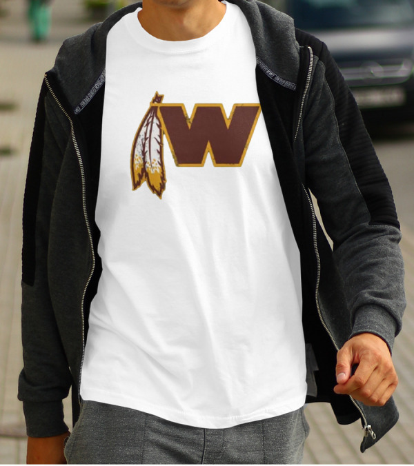 Washington Commanders Feather T-Shirt