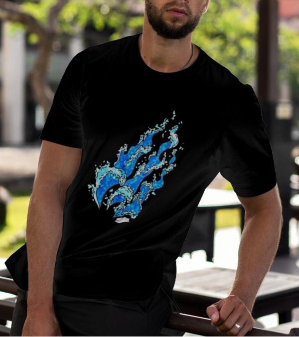 Fire Wave Blue Flame T-Shirt