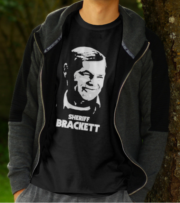 Sheriff Brackett Fright Rags Monochrome T-Shirt