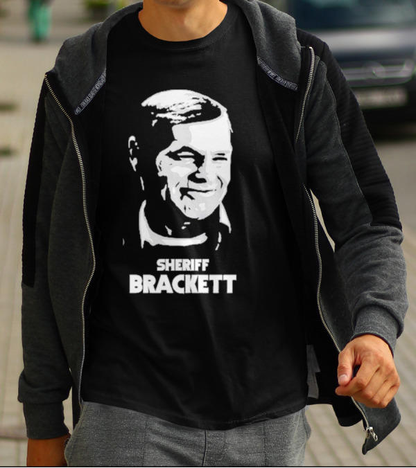 Sheriff Brackett Fright Rags Monochrome T-Shirt