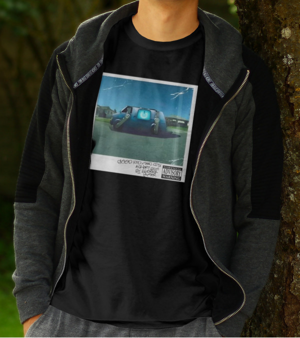 Funnyahhtees Good Kid M.A.A.D City Reboot Van Parental Advisory Kendrick Lamar T-Shirt