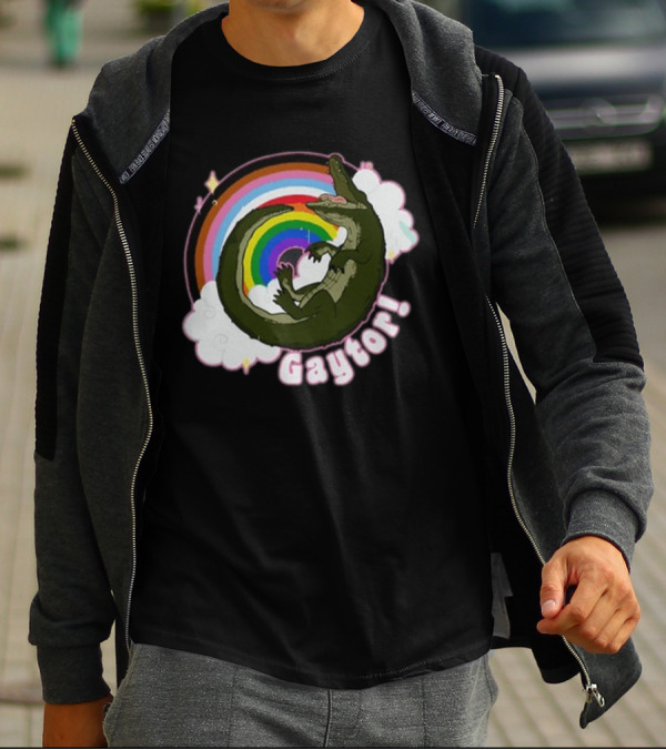 Gators Daily Gaytor Rainbow Clouds T-Shirt
