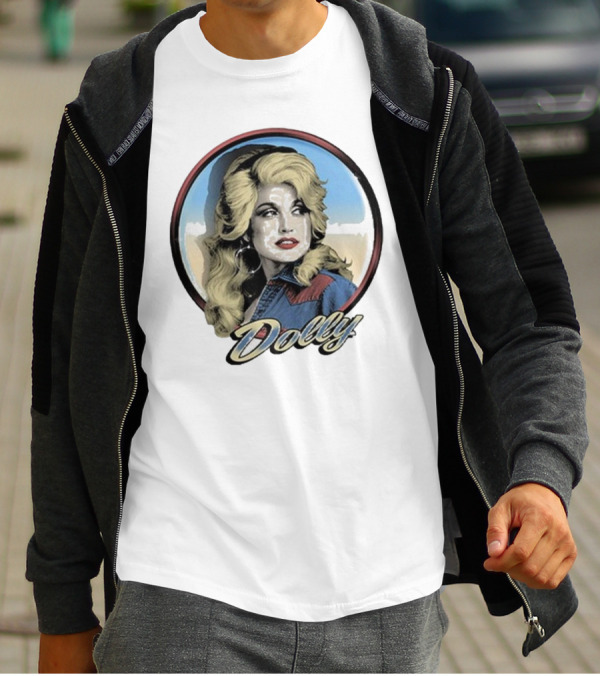Dolly Parton Vintage Style Primary Color Photo T-Shirt