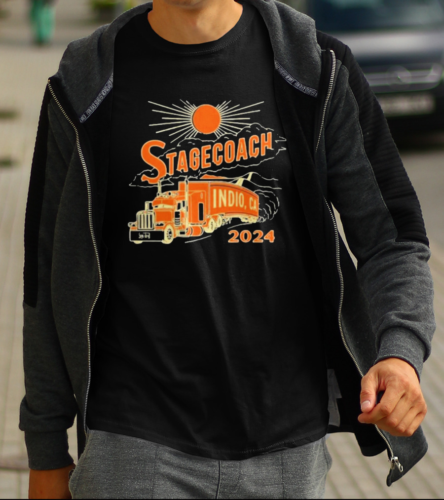Stagecoach Indio CA Truck T-Shirt