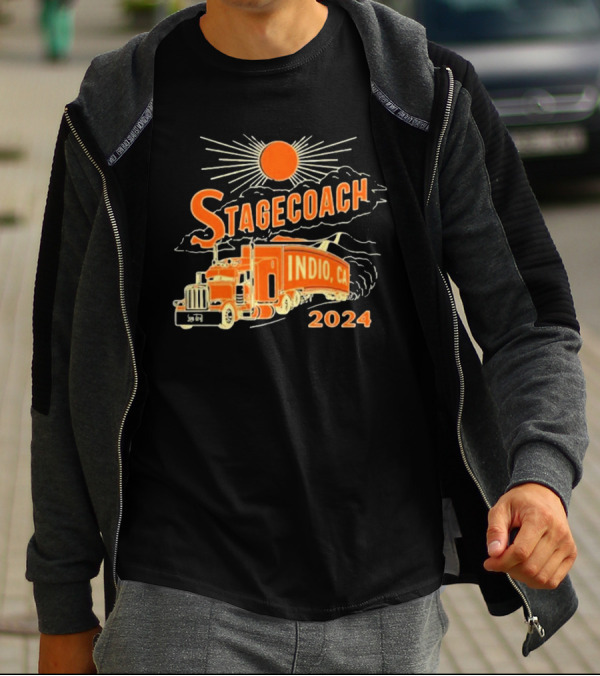 Stagecoach Indio CA Truck T-Shirt