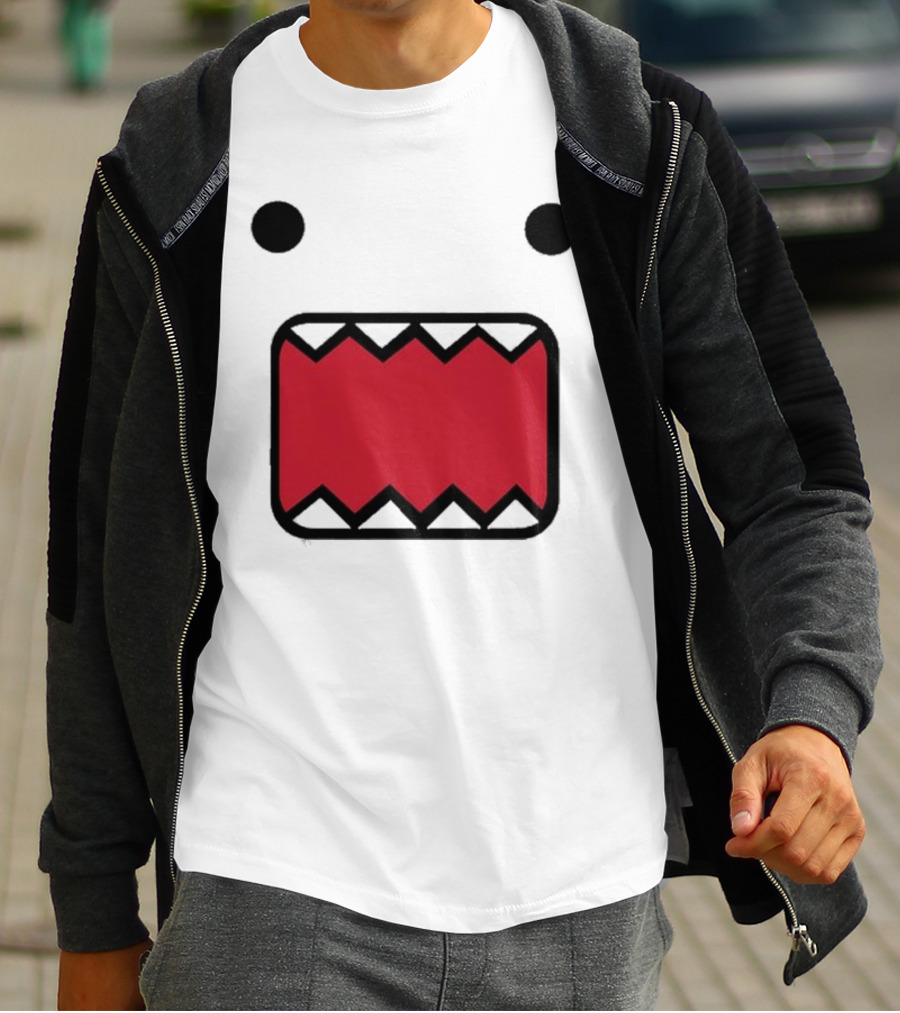 Mamono World Nostalgia Domo Kun Face T-Shirt