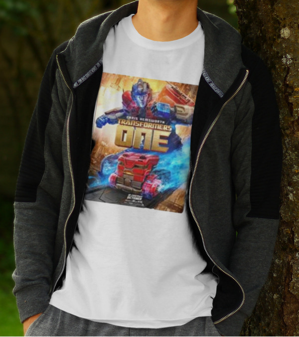 Chris Hemsworth Transformers One Robots Not In Disguise Merchandise T-Shirt