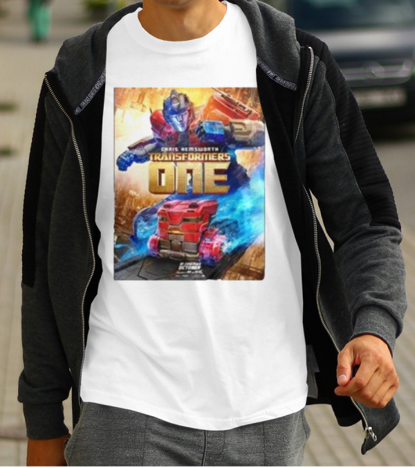 Chris Hemsworth Transformers One Robots Not In Disguise Merchandise T-Shirt