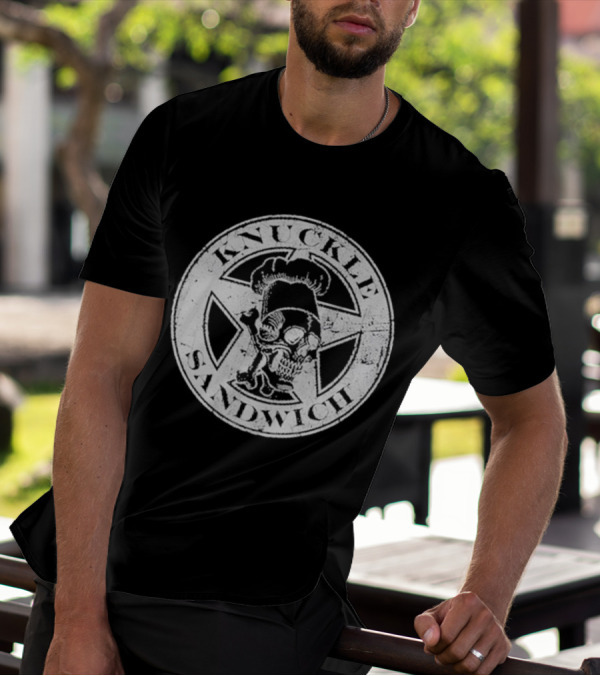 Guy Fieri Knuckle Sandwich Skull T-Shirt
