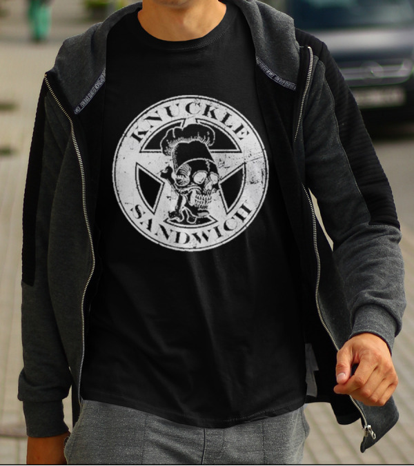 Guy Fieri Knuckle Sandwich Skull T-Shirt