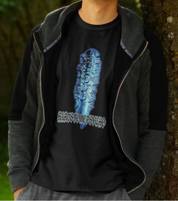 Hardstone Psycho Barbed Wire Wrapped Baseball Bat T-Shirt