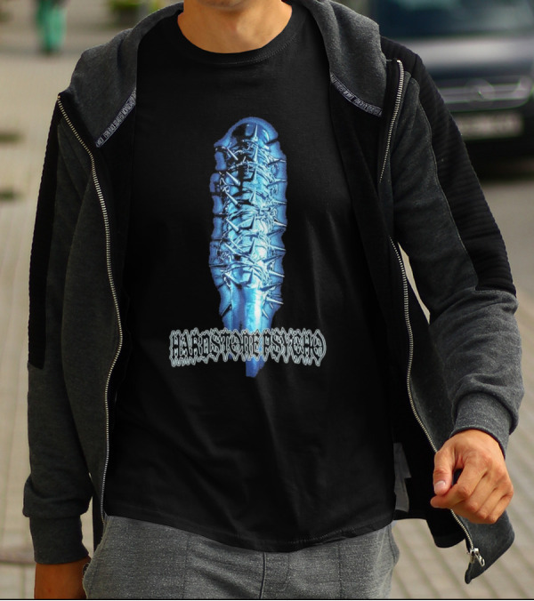 Hardstone Psycho Barbed Wire Wrapped Baseball Bat T-Shirt