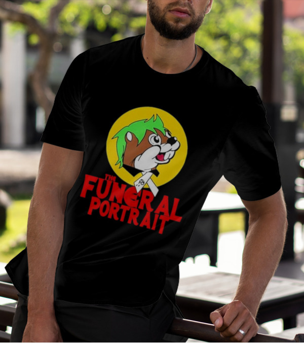 The Funeral Portrait Cartoon Mascot Circle T-Shirt