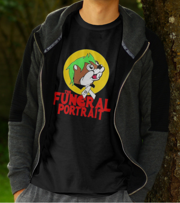 The Funeral Portrait Cartoon Mascot Circle T-Shirt