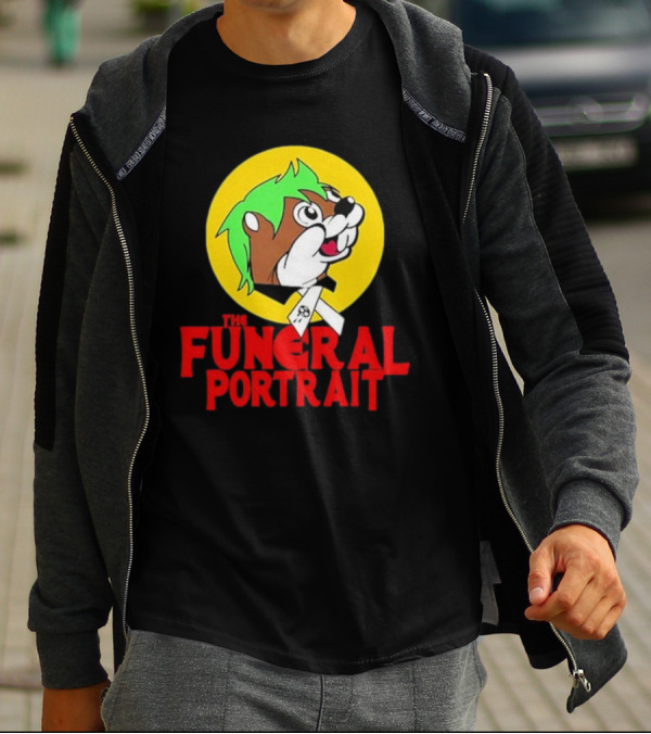 The Funeral Portrait Cartoon Mascot Circle T-Shirt