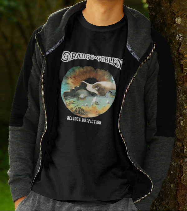 Orange Goblin Science Not Fiction Psychedelic Space Exploration T-Shirt