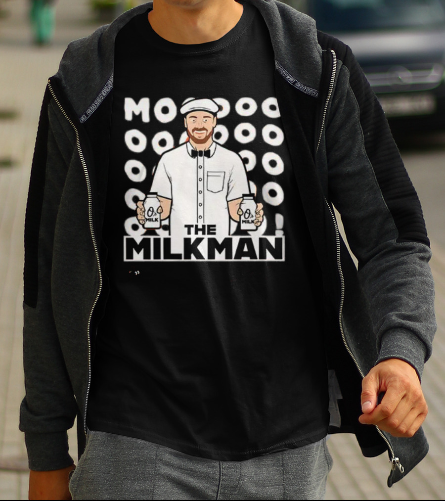 Orioles Colton Cowser The Milkman Mo Milkman Signature T-Shirt
