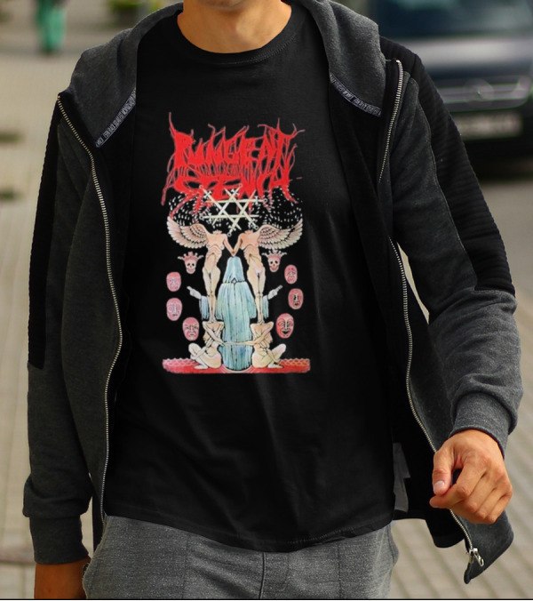 Pungent Stench Smut Kingdom Faces Angelic Figures And Mask Icons T-Shirt