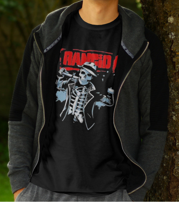 Rancid Bo Knows Skele Tim North America Tour T-Shirt