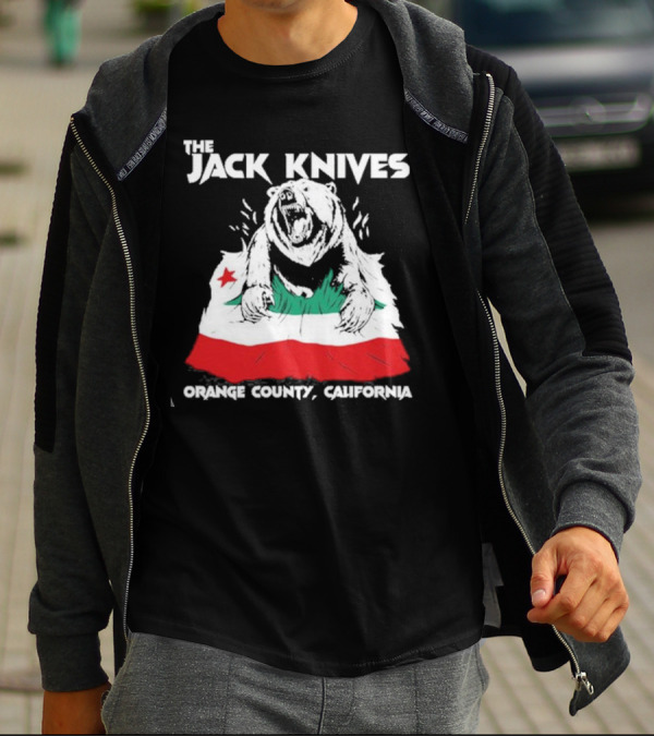 The Jack Knives Bear Orange County California T-Shirt