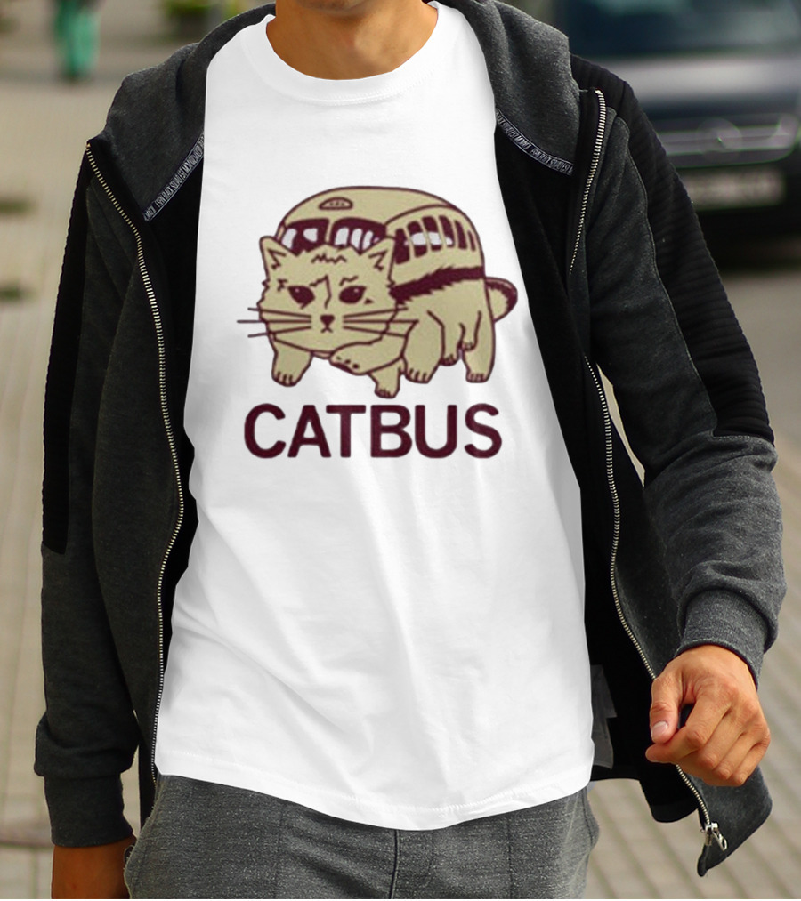 Catbus My Neighbor Totoro Public Transportation Deserve T-Shirt