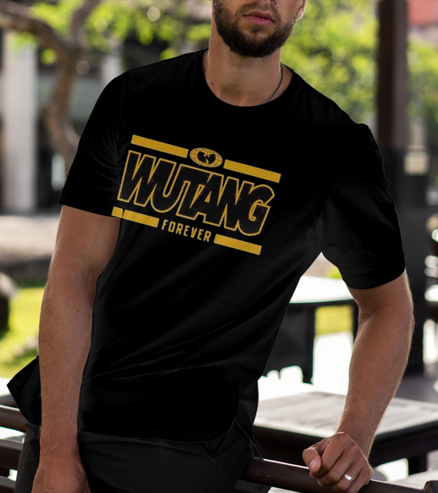 Wutang Forever Gold Black T-Shirt