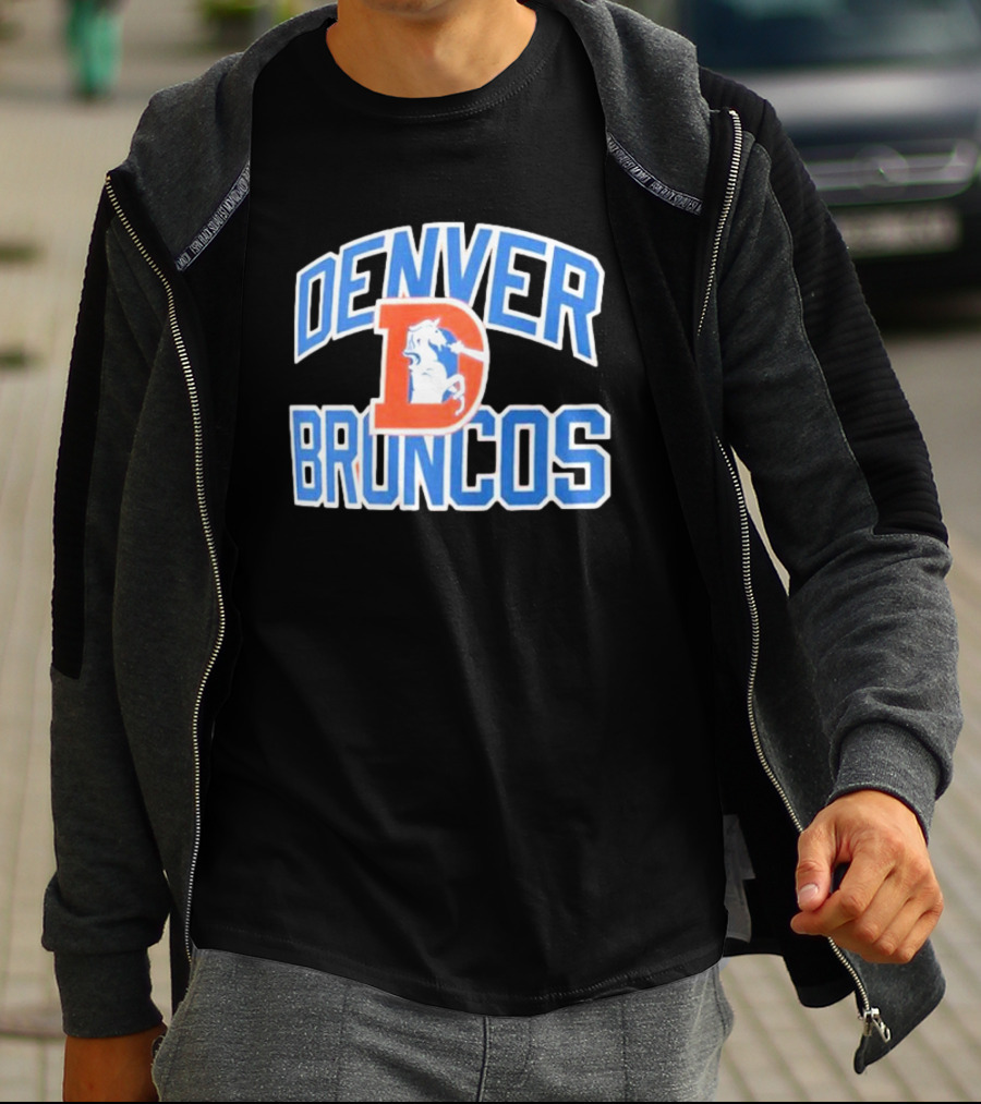 Denver Broncos Retro D Emblem T-Shirt