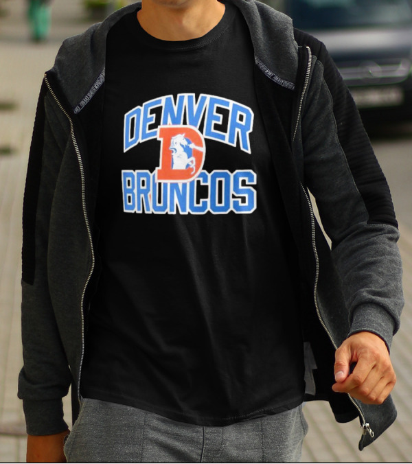 Denver Broncos Retro D Emblem T-Shirt