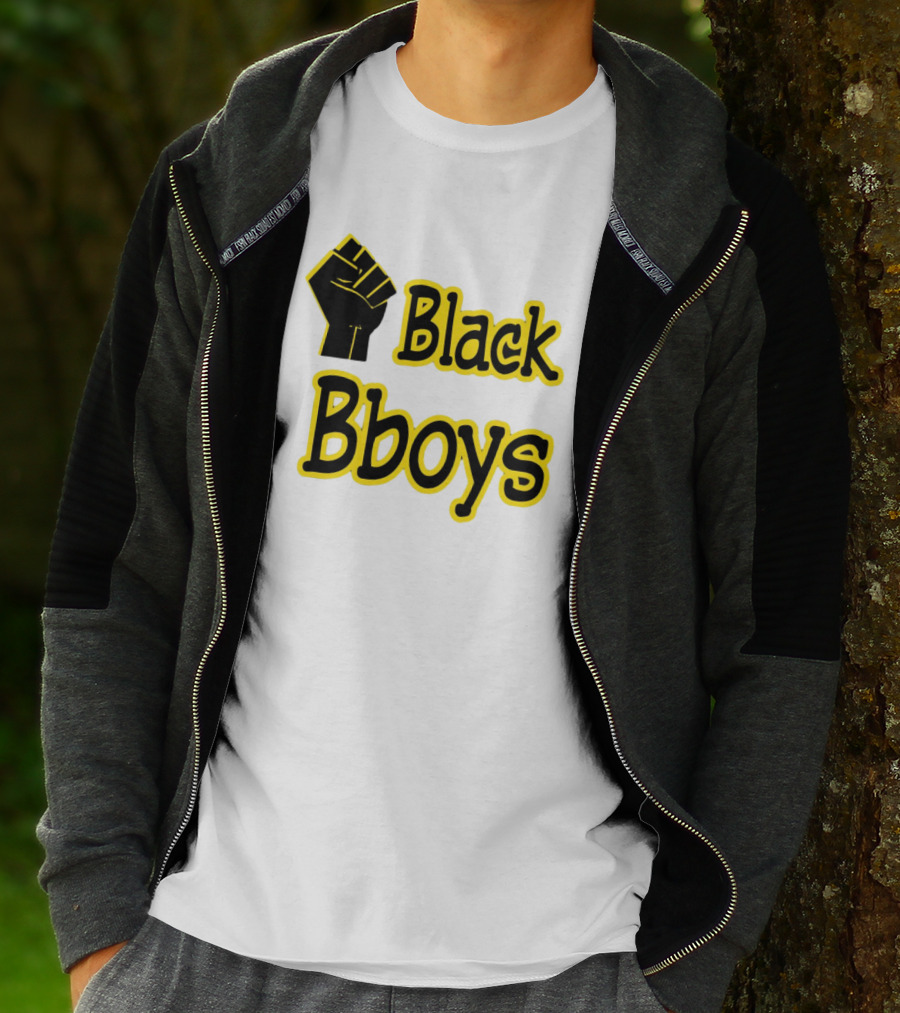 Destroy Quietly Black Bboys Fist T-Shirt