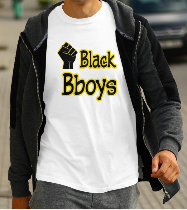 Destroy Quietly Black Bboys Fist T-Shirt