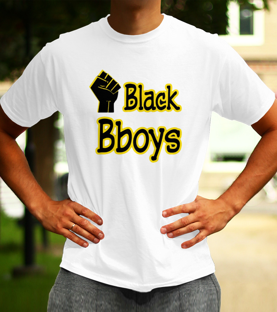 Destroy Quietly Black Bboys Fist T-Shirt