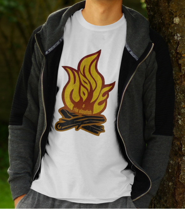 Hootie And The Blowfish Campfire Flame Logs T-Shirt