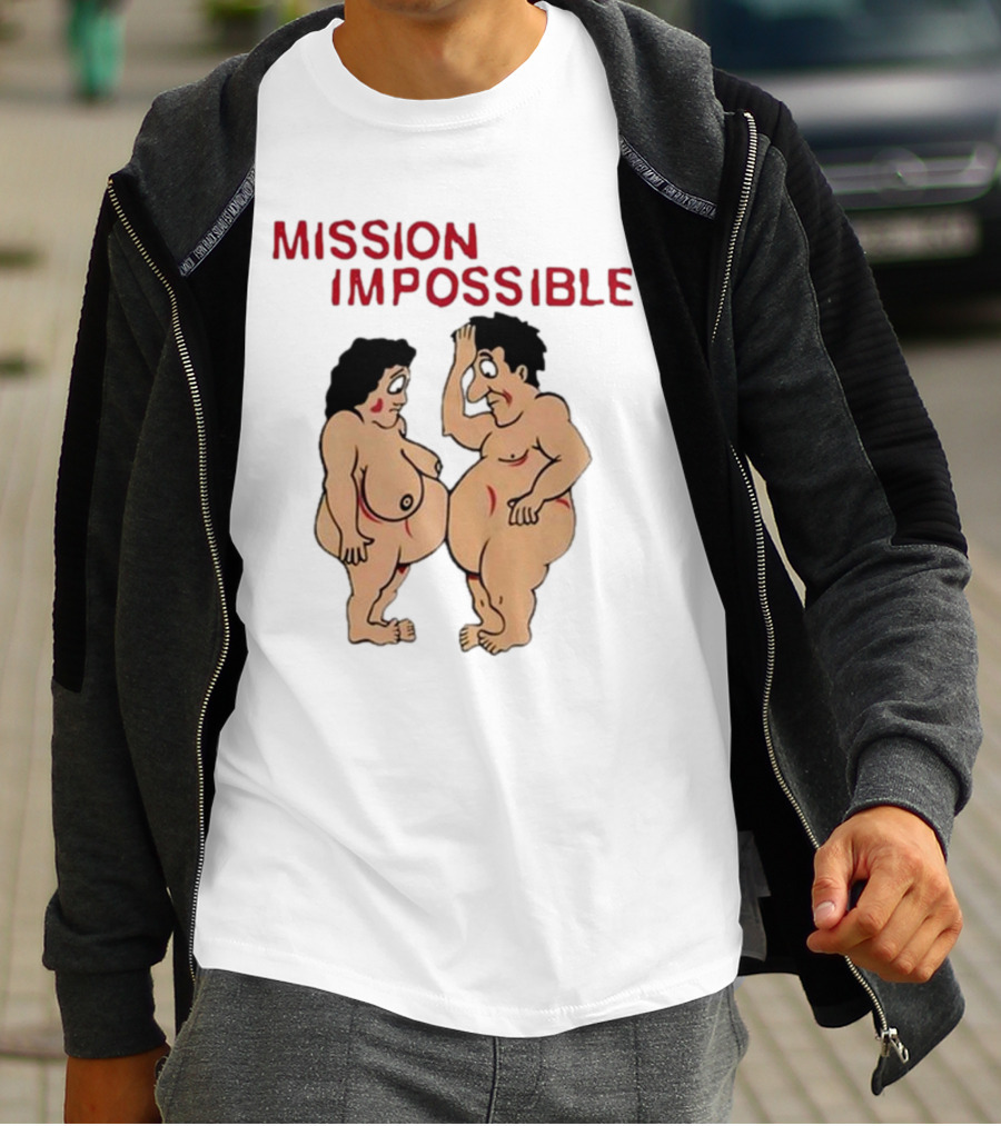 MISSION IMPOSSIBLE Comic Parody Retro Humor T-Shirt