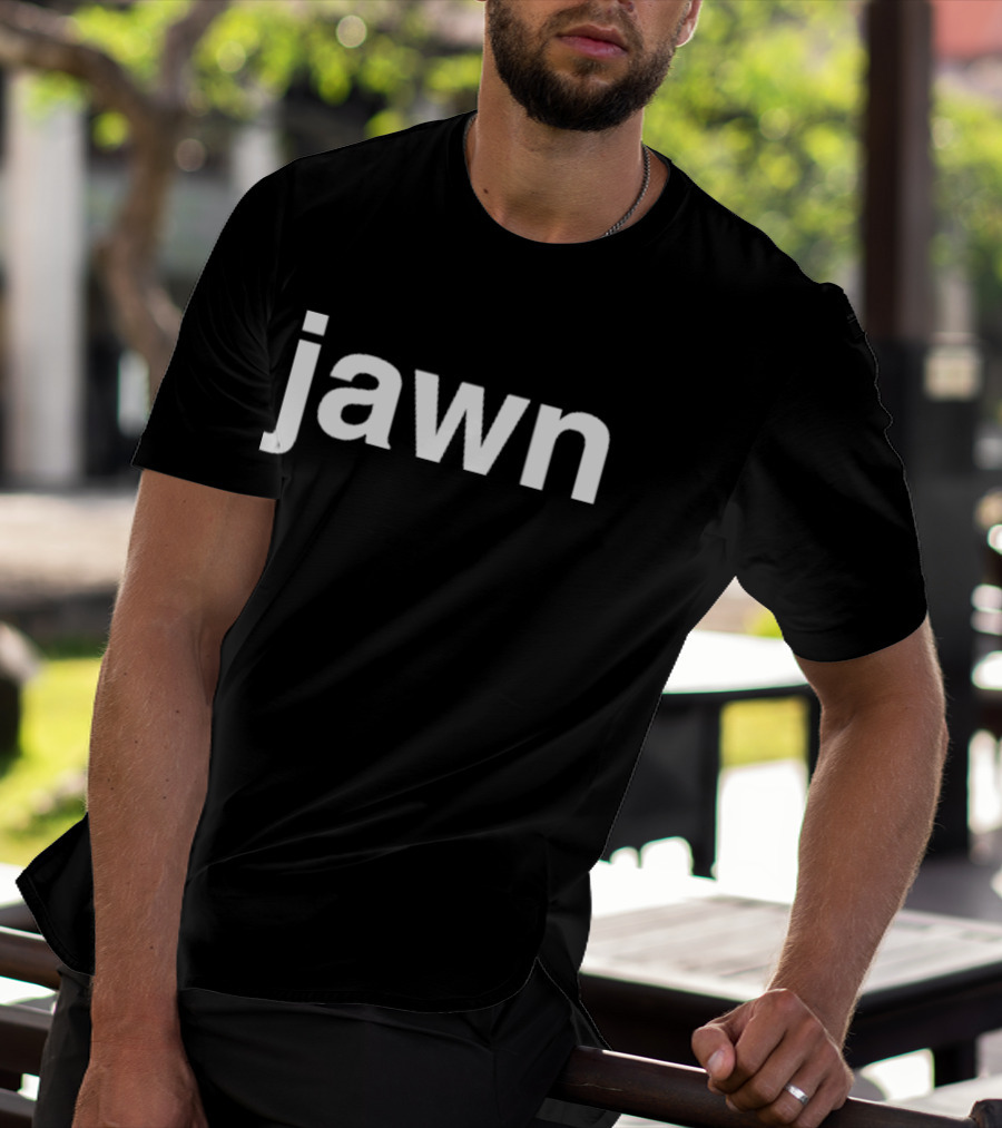 Phillygoat Helvetica Jawn Classic Text Philadelphia Slang T-Shirt