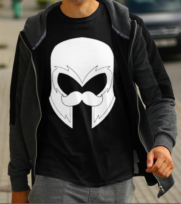 Remix’D Curleh Mustache Wolverine Mask T-Shirt