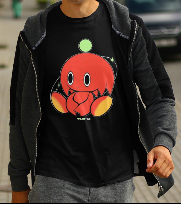 Chuckles Knuckles Chao Red Character With Green Ball T-Shirt